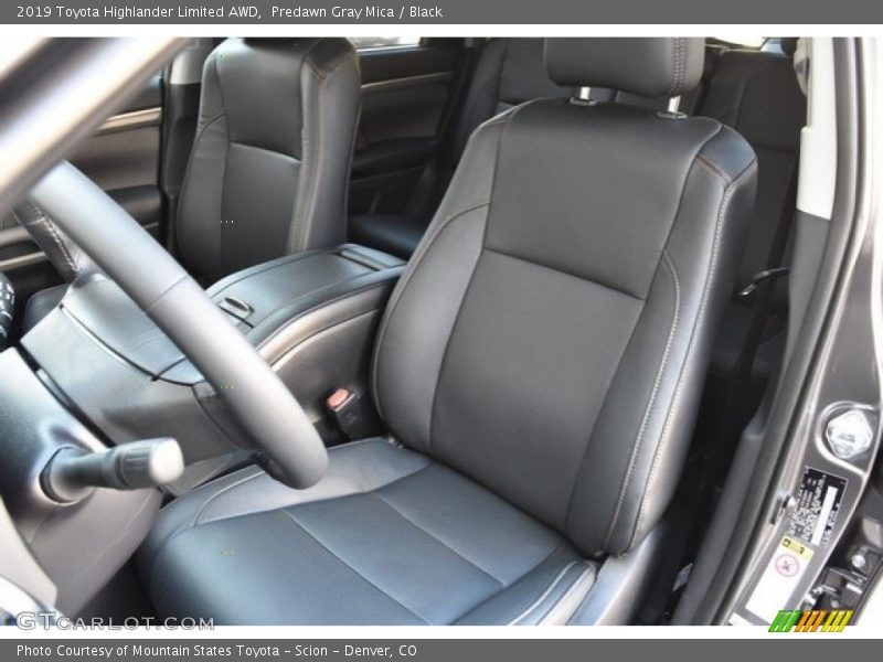 Predawn Gray Mica / Black 2019 Toyota Highlander Limited AWD