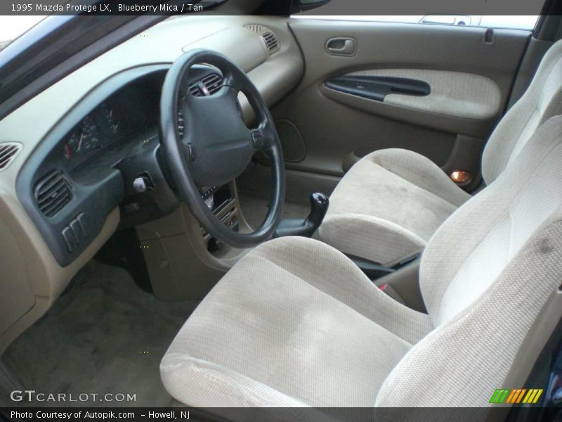 Blueberry Mica / Tan 1995 Mazda Protege LX