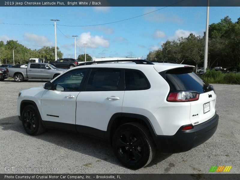 Bright White / Black 2019 Jeep Cherokee Latitude Plus