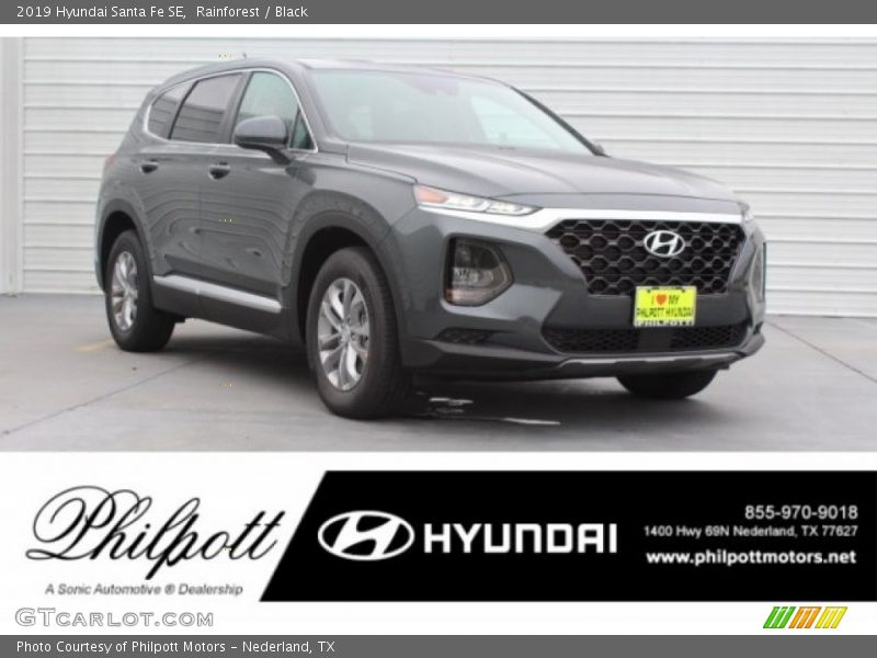Rainforest / Black 2019 Hyundai Santa Fe SE