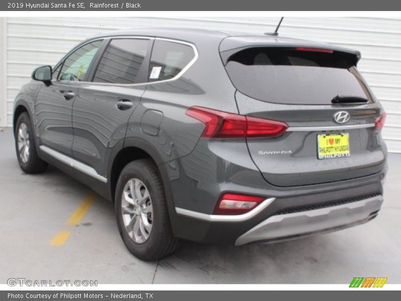 Rainforest / Black 2019 Hyundai Santa Fe SE