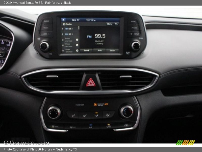 Rainforest / Black 2019 Hyundai Santa Fe SE