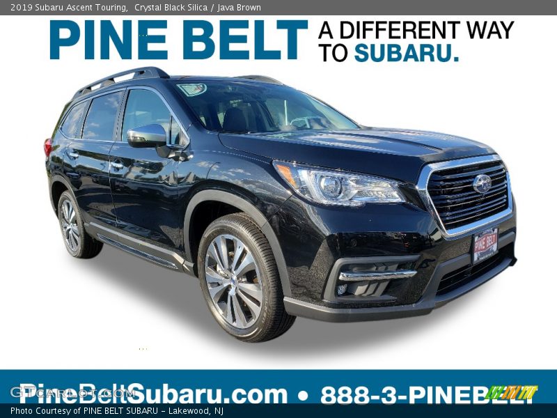Crystal Black Silica / Java Brown 2019 Subaru Ascent Touring