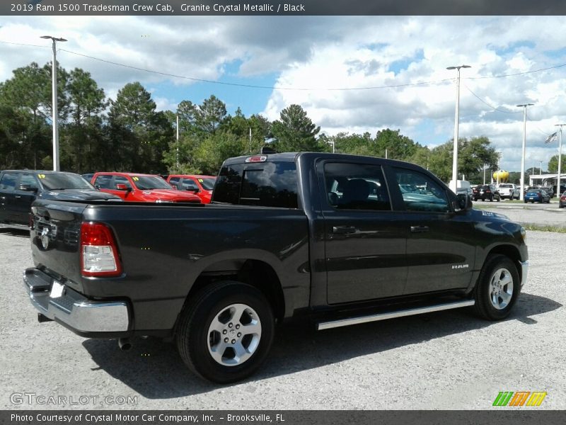 Granite Crystal Metallic / Black 2019 Ram 1500 Tradesman Crew Cab