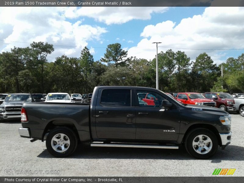 Granite Crystal Metallic / Black 2019 Ram 1500 Tradesman Crew Cab