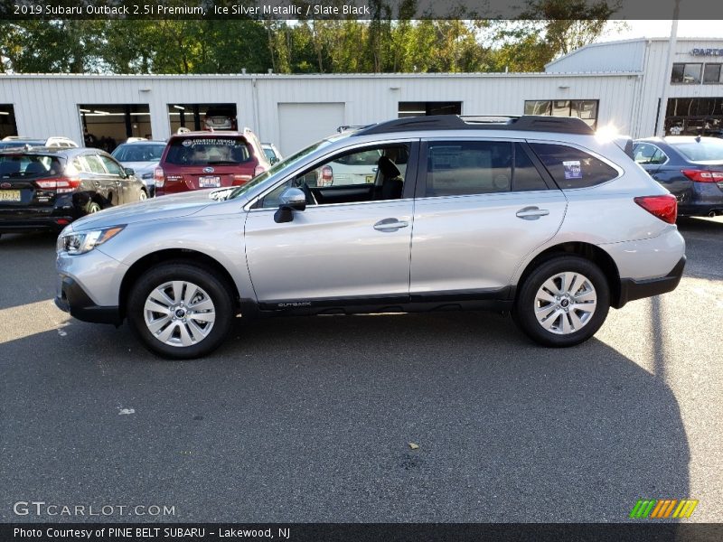 Ice Silver Metallic / Slate Black 2019 Subaru Outback 2.5i Premium