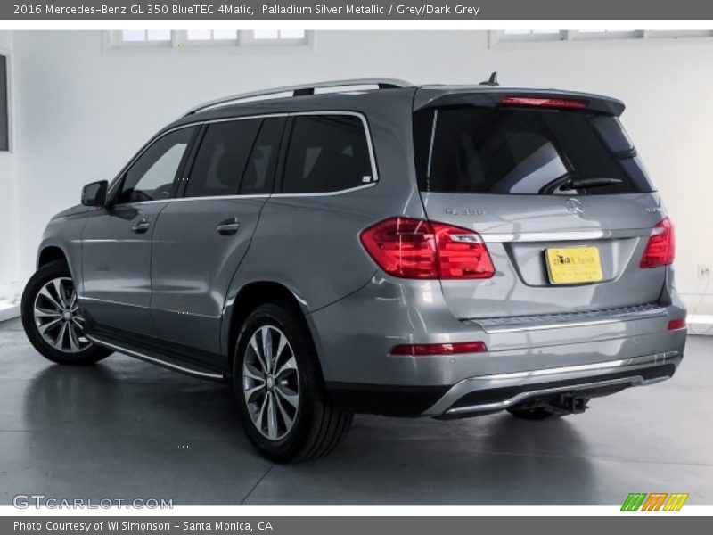 Palladium Silver Metallic / Grey/Dark Grey 2016 Mercedes-Benz GL 350 BlueTEC 4Matic