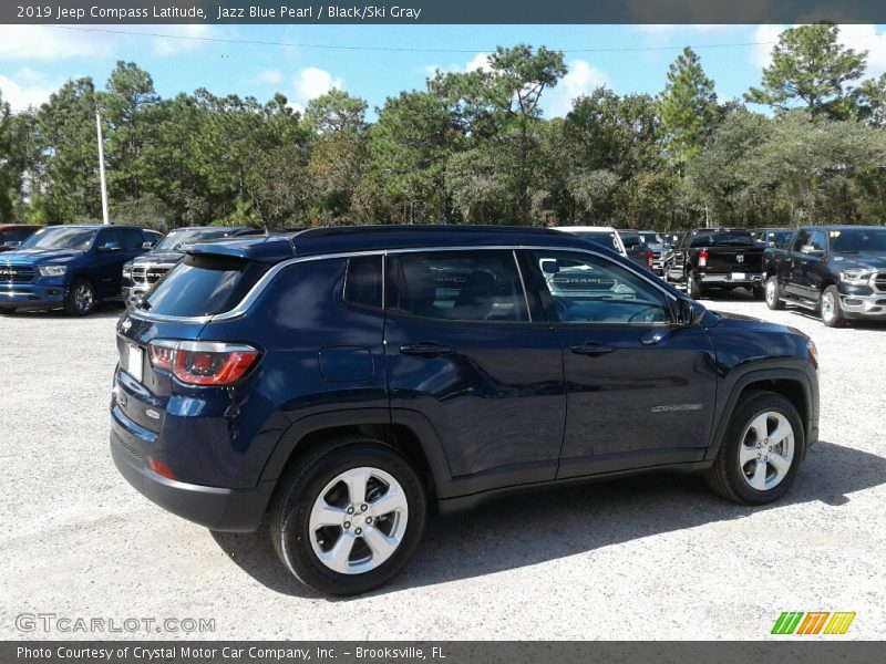 Jazz Blue Pearl / Black/Ski Gray 2019 Jeep Compass Latitude