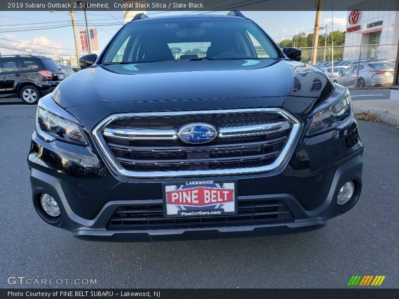 Crystal Black Silica / Slate Black 2019 Subaru Outback 2.5i Limited