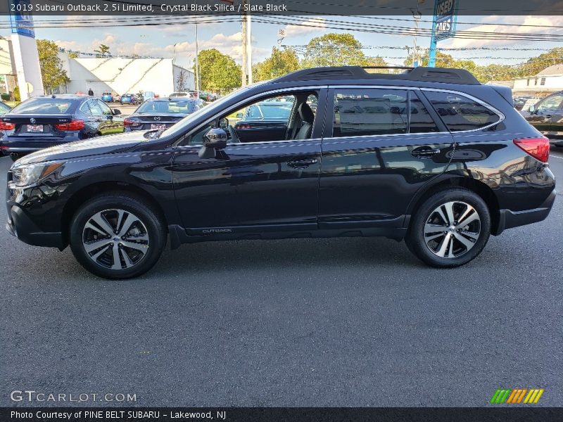 Crystal Black Silica / Slate Black 2019 Subaru Outback 2.5i Limited