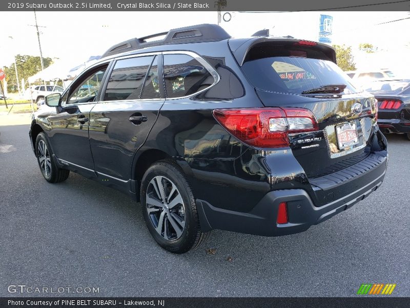 Crystal Black Silica / Slate Black 2019 Subaru Outback 2.5i Limited