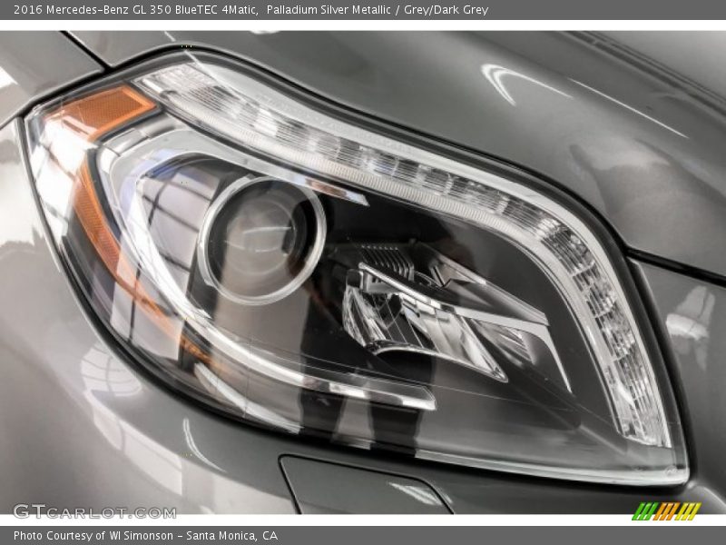 Palladium Silver Metallic / Grey/Dark Grey 2016 Mercedes-Benz GL 350 BlueTEC 4Matic