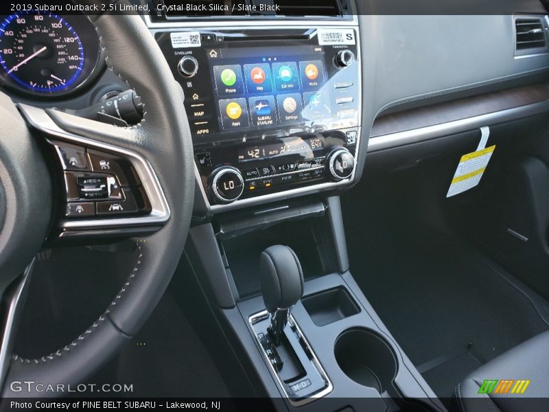 Crystal Black Silica / Slate Black 2019 Subaru Outback 2.5i Limited