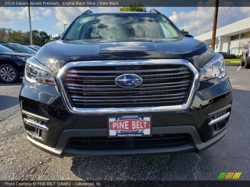 Crystal Black Silica / Slate Black 2019 Subaru Ascent Premium