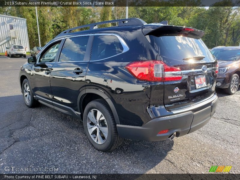 Crystal Black Silica / Slate Black 2019 Subaru Ascent Premium
