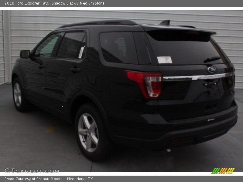 Shadow Black / Medium Stone 2018 Ford Explorer FWD