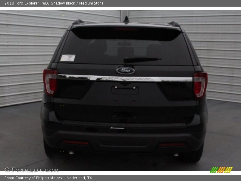 Shadow Black / Medium Stone 2018 Ford Explorer FWD