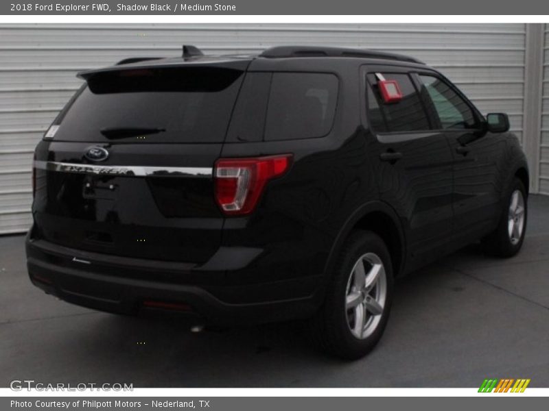 Shadow Black / Medium Stone 2018 Ford Explorer FWD