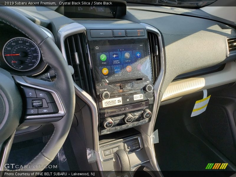 Crystal Black Silica / Slate Black 2019 Subaru Ascent Premium