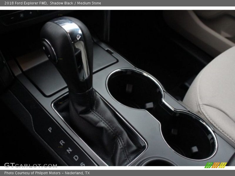 Shadow Black / Medium Stone 2018 Ford Explorer FWD