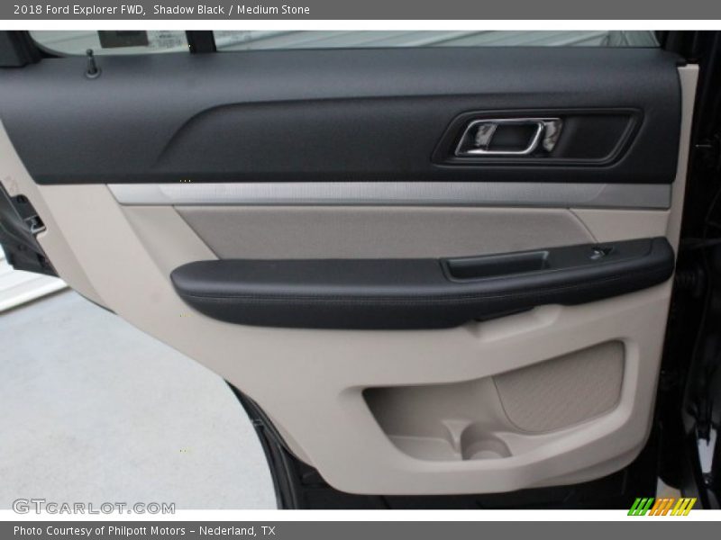 Shadow Black / Medium Stone 2018 Ford Explorer FWD