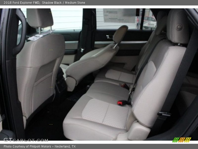 Shadow Black / Medium Stone 2018 Ford Explorer FWD