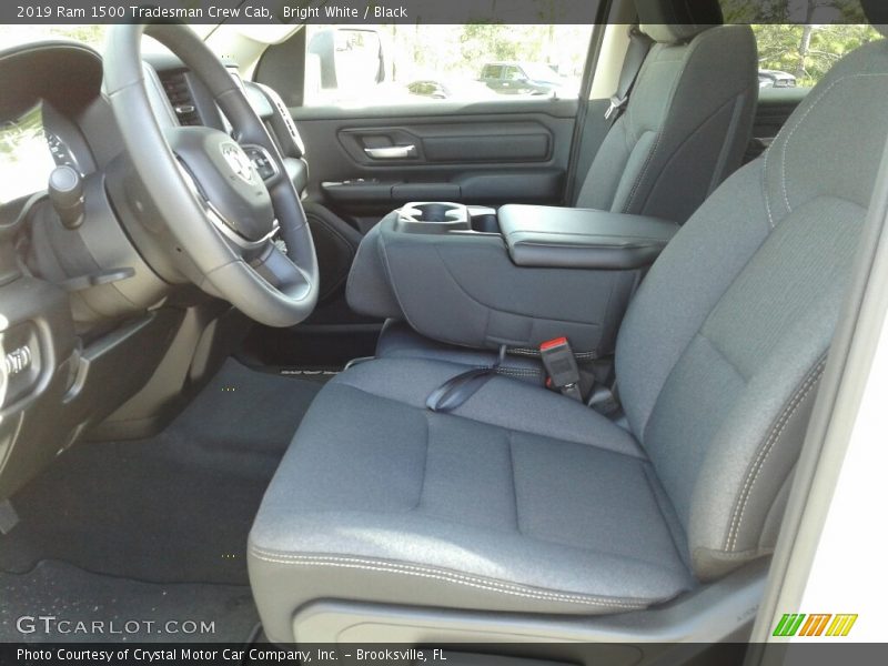 Bright White / Black 2019 Ram 1500 Tradesman Crew Cab