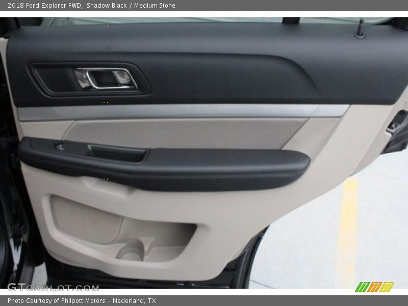 Shadow Black / Medium Stone 2018 Ford Explorer FWD