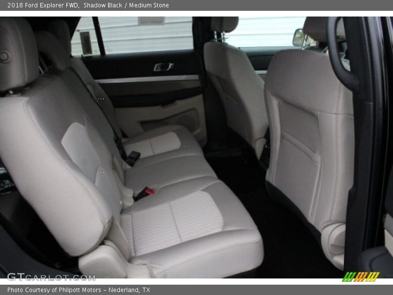 Shadow Black / Medium Stone 2018 Ford Explorer FWD