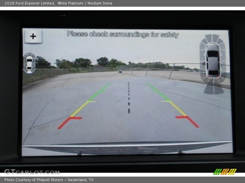 White Platinum / Medium Stone 2018 Ford Explorer Limited