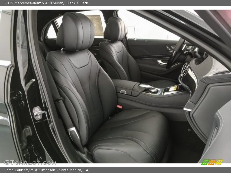 Front Seat of 2019 S 450 Sedan
