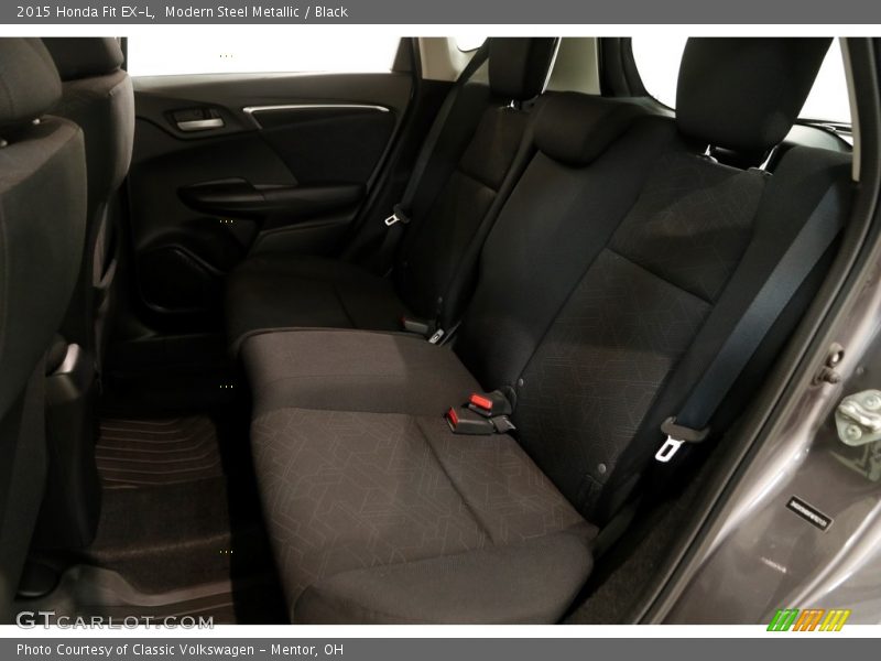 Modern Steel Metallic / Black 2015 Honda Fit EX-L