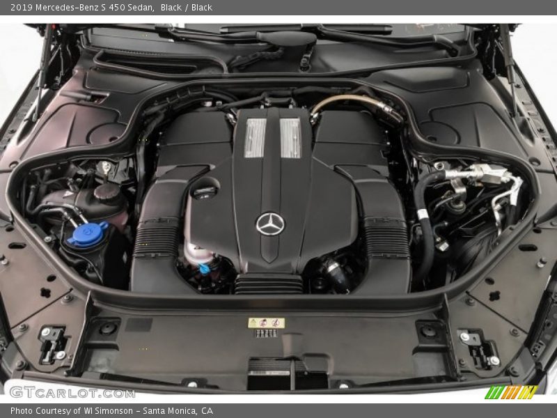  2019 S 450 Sedan Engine - 3.0 Liter DI biturbo DOHC 24-Valve VVT V6