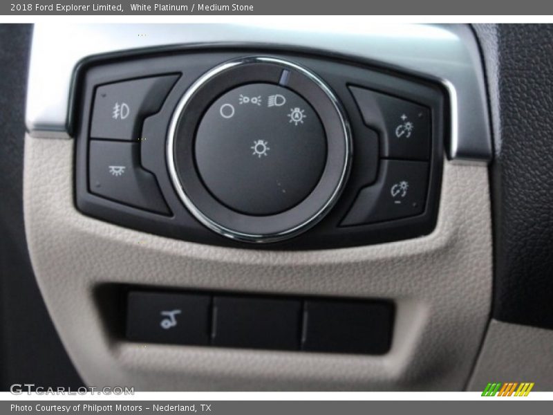 White Platinum / Medium Stone 2018 Ford Explorer Limited