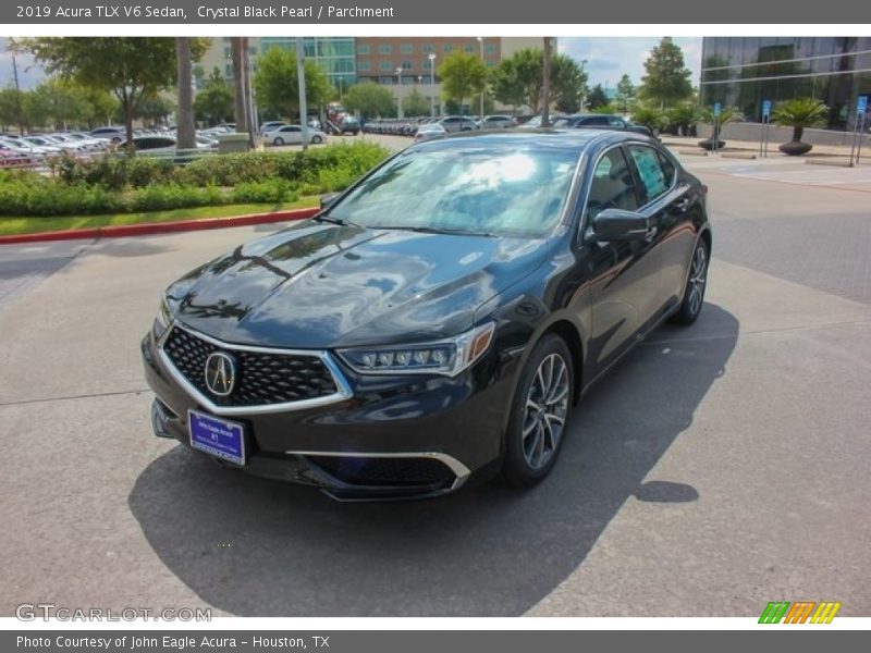 Crystal Black Pearl / Parchment 2019 Acura TLX V6 Sedan