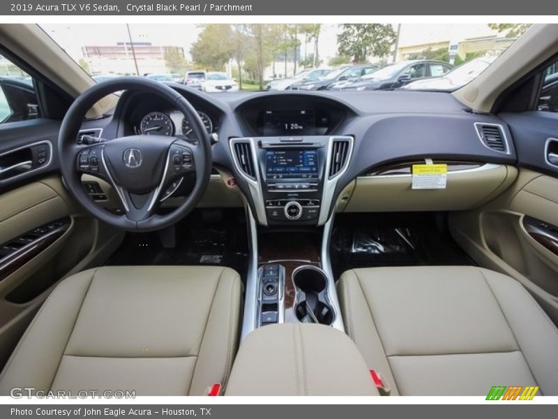 Crystal Black Pearl / Parchment 2019 Acura TLX V6 Sedan