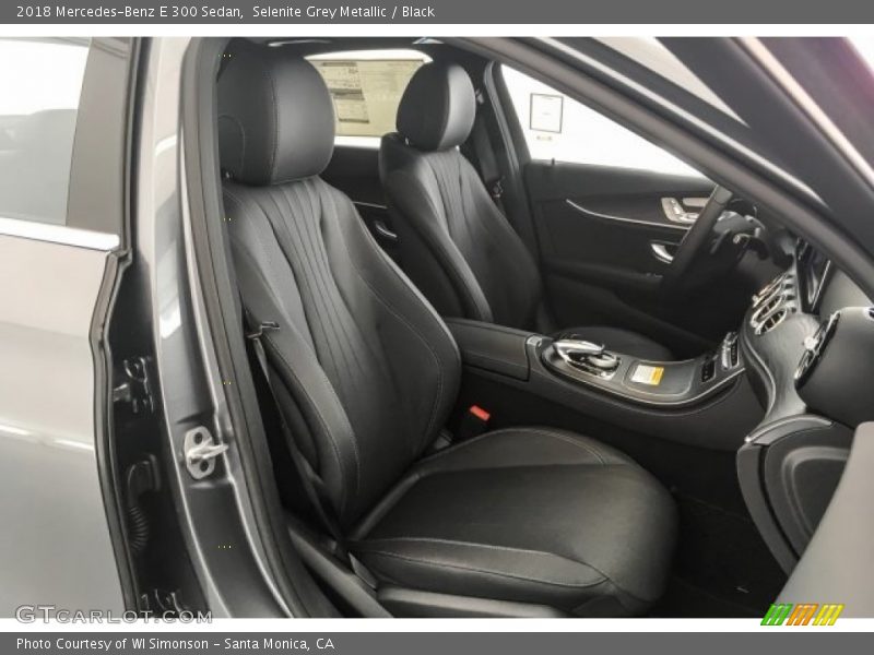 Selenite Grey Metallic / Black 2018 Mercedes-Benz E 300 Sedan
