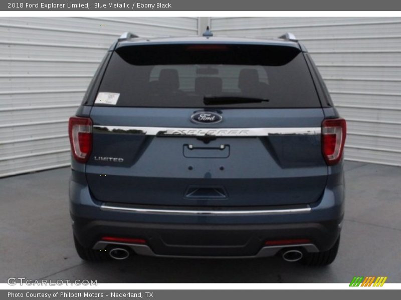 Blue Metallic / Ebony Black 2018 Ford Explorer Limited