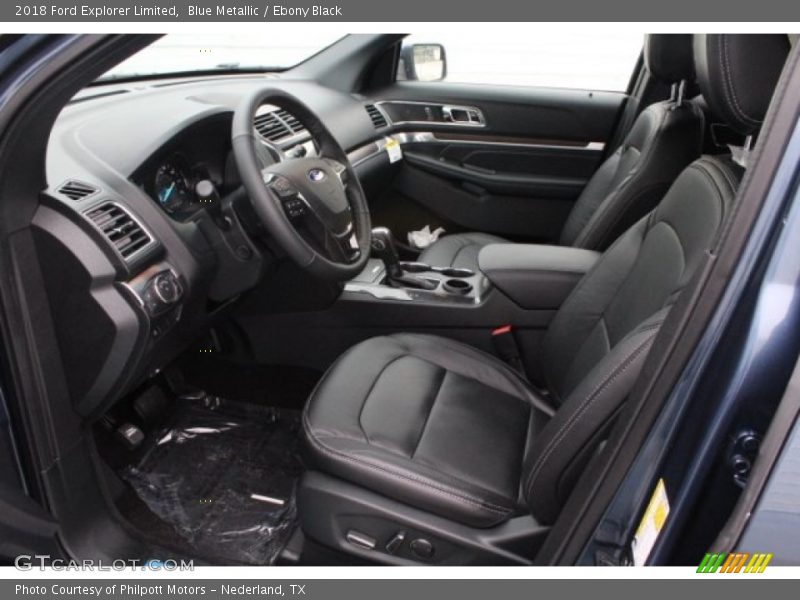 Blue Metallic / Ebony Black 2018 Ford Explorer Limited