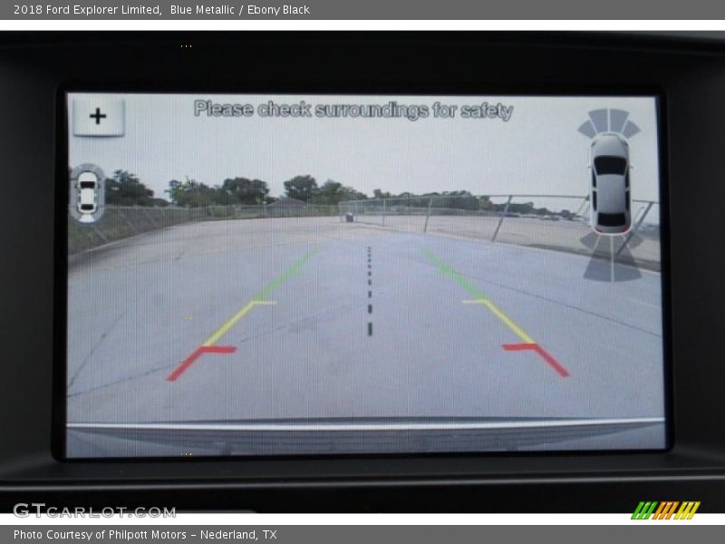 Blue Metallic / Ebony Black 2018 Ford Explorer Limited
