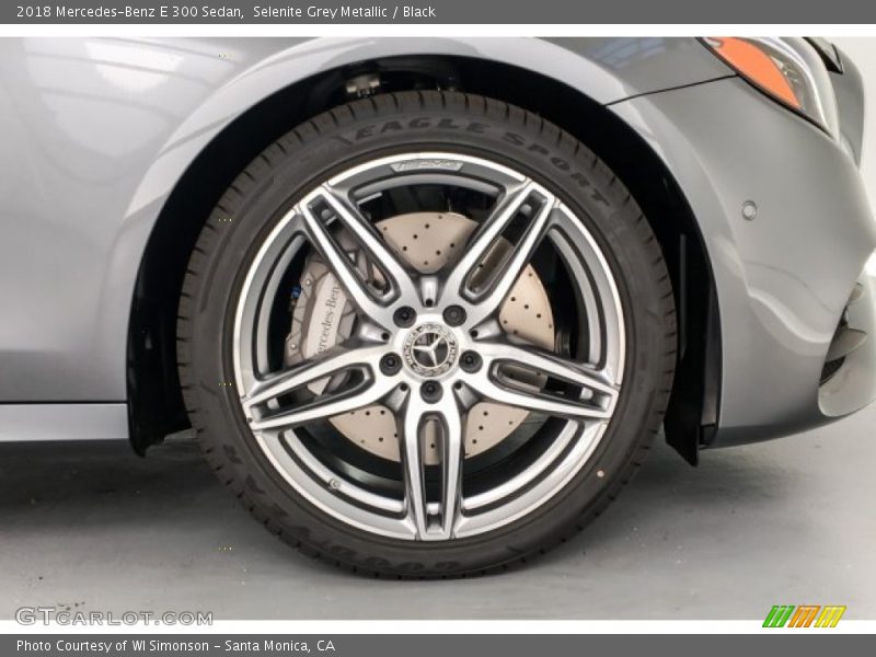 Selenite Grey Metallic / Black 2018 Mercedes-Benz E 300 Sedan