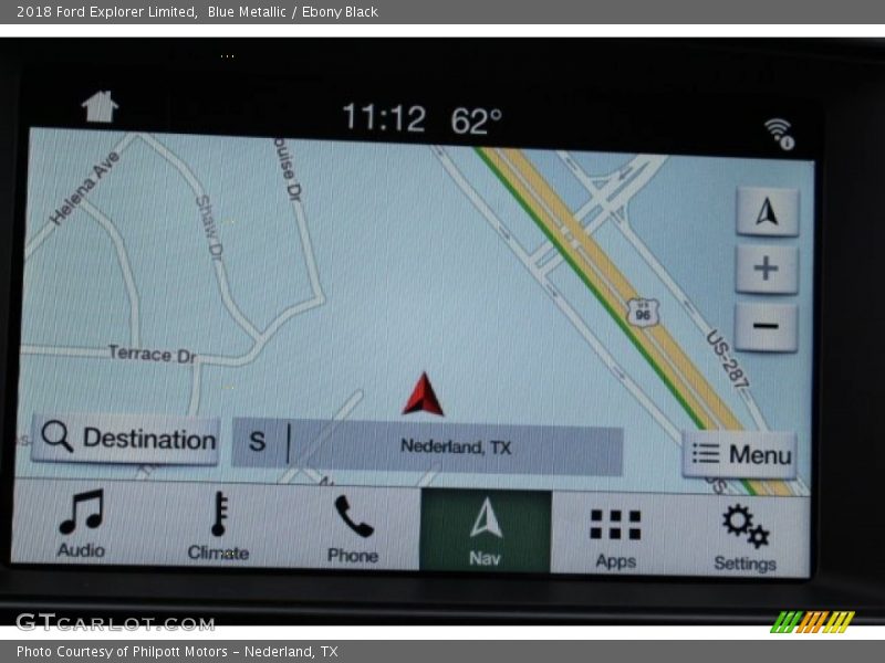 Blue Metallic / Ebony Black 2018 Ford Explorer Limited
