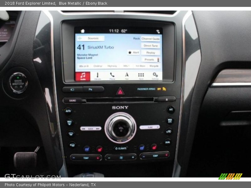 Blue Metallic / Ebony Black 2018 Ford Explorer Limited