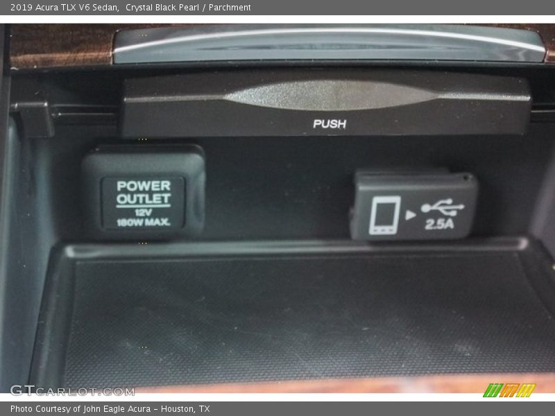Crystal Black Pearl / Parchment 2019 Acura TLX V6 Sedan