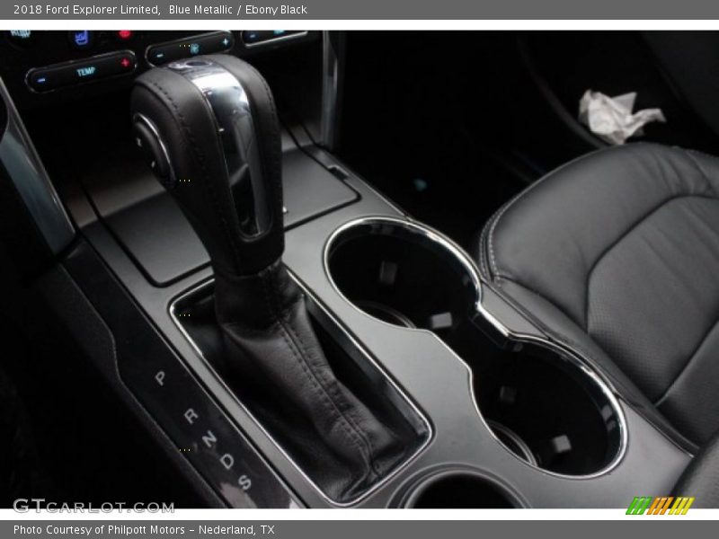 Blue Metallic / Ebony Black 2018 Ford Explorer Limited