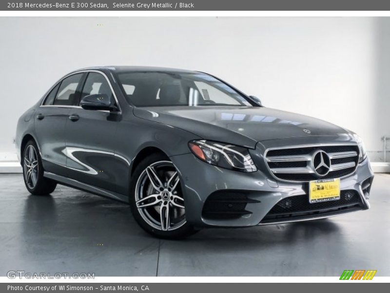 Selenite Grey Metallic / Black 2018 Mercedes-Benz E 300 Sedan