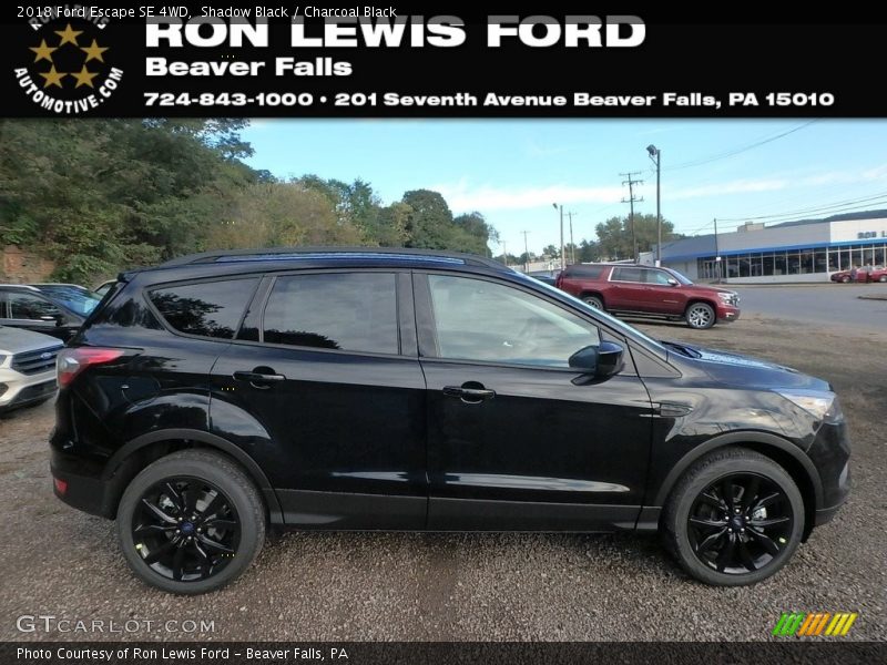 Shadow Black / Charcoal Black 2018 Ford Escape SE 4WD