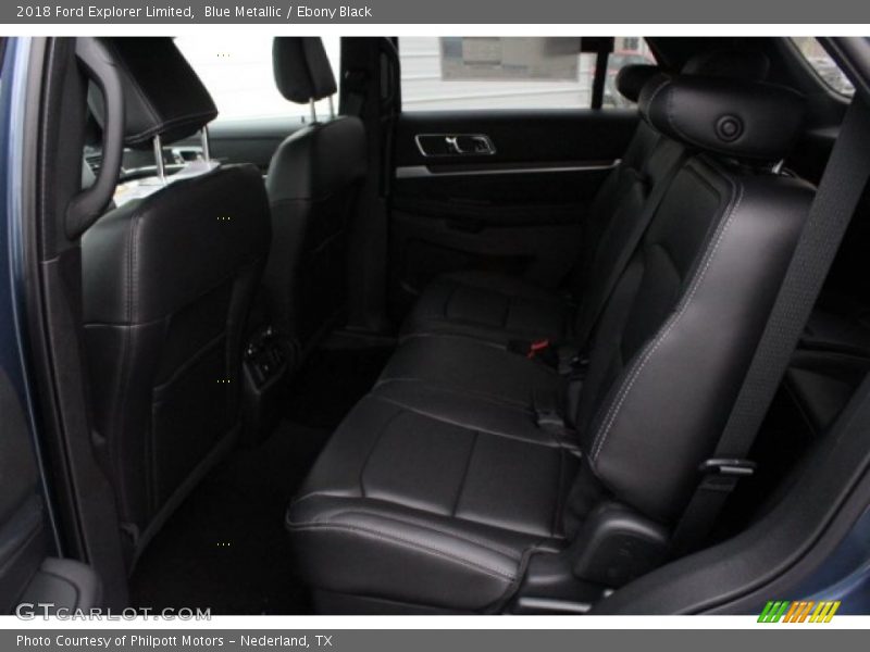 Blue Metallic / Ebony Black 2018 Ford Explorer Limited