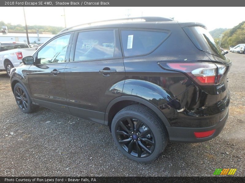 Shadow Black / Charcoal Black 2018 Ford Escape SE 4WD