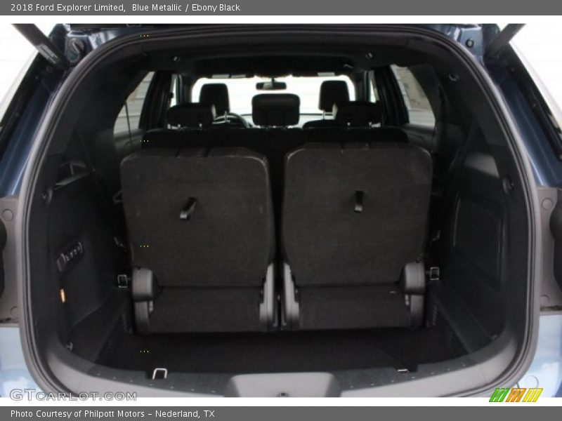 Blue Metallic / Ebony Black 2018 Ford Explorer Limited